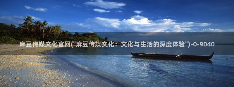 麻豆映象传媒官网：麻豆传媒文化官网(\