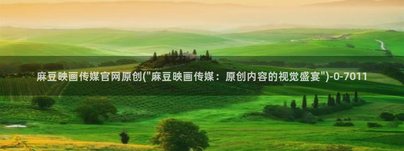 麻豆传媒官网全集：麻豆映画传媒官网原创(\