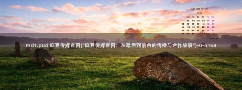 麻豆传媒官网是啥：md1.pud 麻豆传媒官网(\